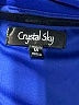 Crystal Sky Color Block Blue Romper Size M - photo 4