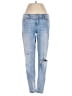 White House Black Market Hearts Blue Jeans Size 2 - photo 1