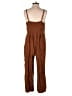 Old Navy Solid Brown Jumpsuit Size L - photo 2
