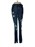 Express Outlet Hearts Blue Jeans Size 6 - photo 1
