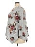 Green Envelope Floral Gray Pullover Sweater Size 2X - photo 5