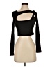 Shein Black Long Sleeve Top Size S - photo 1