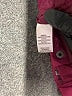Appleseeds 100% Polyester Argyle Purple Burgundy Jacket Size XL Petite - photo 7