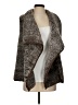 Peach Love Brown Gray Cardigan Size S - photo 1