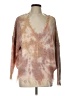 Main Strip 100% Acrylic Tie-dye Tan Pullover Sweater Size L - photo 1