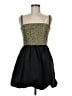 Amanda Uprichard 100% Polyester Tweed Black Cocktail Dress Size M - photo 1