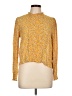 Zara Yellow Long Sleeve Blouse Size L - photo 1