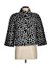 Isabella DeMarco 100% Polyester Animal Print Black Raincoat Size 8 - photo 1