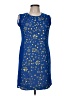 Joy Joy Stars Blue Cocktail Dress Size M - photo 1