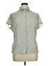 Assorted Brands 100% Polyester Gray Short Sleeve Blouse Size 16 - photo 1