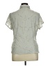 Assorted Brands 100% Polyester Gray Short Sleeve Blouse Size 16 - photo 2