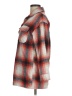 Prettygarden 100% Polyester Plaid Red Coat Size M - photo 5