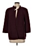 St. John 100% Wool Burgundy Wool Coat Size S - photo 1