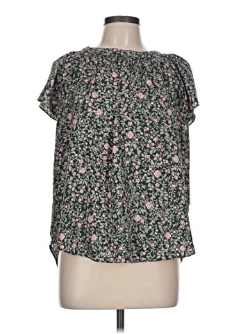 LC Lauren Conrad Short Sleeve Blouse (view 1)