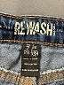 Rewash 100% Cotton Blue Denim Shorts Size 7 - photo 3