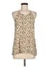 Theory 100% Silk Tan Sleeveless Silk Top Size M - photo 1