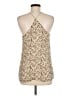 Theory 100% Silk Tan Sleeveless Silk Top Size M - photo 2