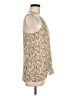 Theory 100% Silk Tan Sleeveless Silk Top Size M - photo 4