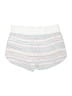 Athleta 100% Linen Stripes White Shorts Size 6 - photo 2
