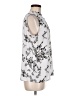 Elle 100% Polyester Silver Sleeveless Blouse Size M - photo 4