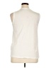 Unbranded 100% Cotton Ivory Sleeveless Blouse Size XL (estimated) - photo 2