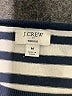 J.Crew Factory Store 100% Cotton Stripes Ivory Pullover Sweater Size M - photo 7