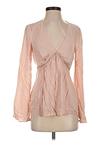 BCBGeneration Long Sleeve Blouse (view 1)