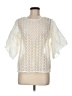 Stella & Dot Ivory Short Sleeve Blouse Size M - photo 1