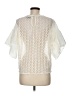 Stella & Dot Ivory Short Sleeve Blouse Size M - photo 2