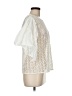 Stella & Dot Ivory Short Sleeve Blouse Size M - photo 4
