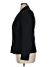 Black Label by Evan Picone 100% Polyester Solid Black Blazer Size 14 - photo 5