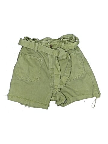 Zara Khaki Shorts (view 1)