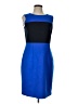 Tahari Color Block Blue Cocktail Dress Size 10 - photo 1