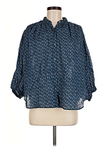 Rebecca Taylor 3/4 Sleeve Button-Down Shirt (view 1)