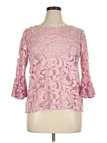 NY Collection 3/4 Sleeve Blouse (view 1)