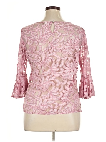 NY Collection 3/4 Sleeve Blouse (view 2)