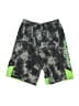 Adidas 100% Polyester Tie-dye Green Athletic Shorts Size 7 - photo 1
