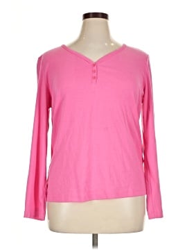 Charter Club Long Sleeve Henley (view 1)