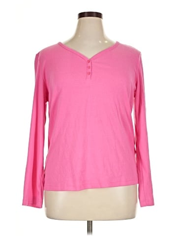 Charter Club Long Sleeve Henley (view 1)