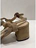 Prada 100% Leather Gold Sandals Size EU 36 - photo 4