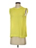 J.Crew 100% Polyester Yellow Sleeveless Blouse Size 4 - photo 1