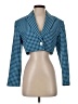 Zara Checkered-gingham Blue Blazer Size S - photo 1