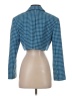Zara Checkered-gingham Blue Blazer Size S - photo 2