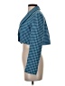 Zara Checkered-gingham Blue Blazer Size S - photo 5