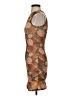 inamorata Graphic Brown Cocktail Dress Size S - photo 5