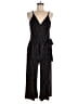 Kaileigh Stripes Black Jumpsuit Size M - photo 1
