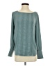 Ann Taylor 100% Polyester Teal Long Sleeve Blouse Size S - photo 1