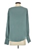 Ann Taylor 100% Polyester Teal Long Sleeve Blouse Size S - photo 2