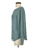Ann Taylor 100% Polyester Teal Long Sleeve Blouse Size S - photo 5