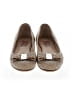 Salvatore Ferragamo Chevron-herringbone Tan Flats Size 6 (wide) - photo 2